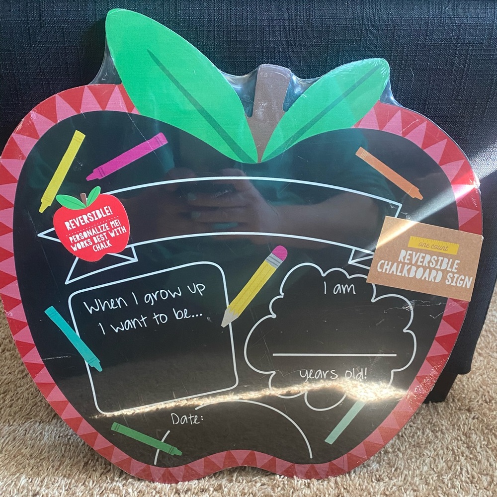 Reversible Chalkboard Sign